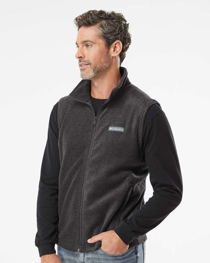 Columbia Men's Mountain™ Fleece Vest 163926 #colormdl_Charcoal Heather