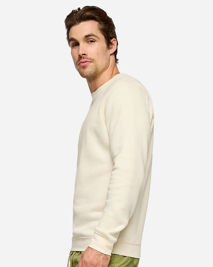 LAT Unisex Elevated Fleece Crewneck Sweatshirt 6925 #colormdl_Natural