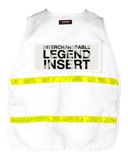 Kishigo Unisex 700 Series Incident Command Vest 3700 #color_3711I White