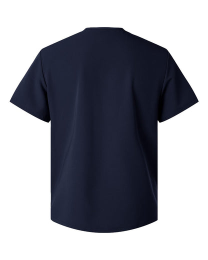 Jaanuu Men's Platt 3-Pocket Scrub V-Neck Top M10002 #color_Midnight Navy