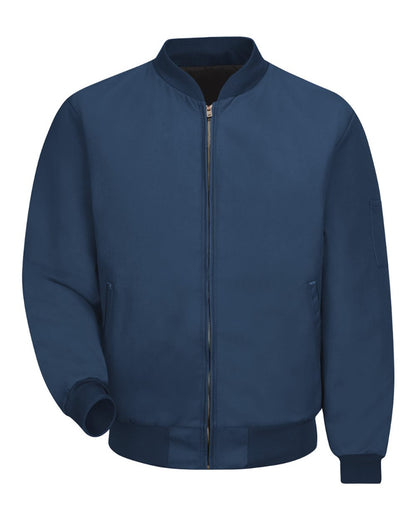 Red Kap Men's Extra Tall Solid Team Jacket JT38XLT #color_Navy