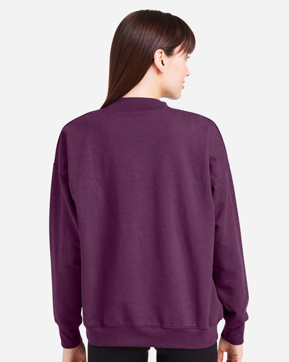 Glyder Women's Vintage Oversized Pullover Sweatshirt PDP6789 #colormdl_Mulberry