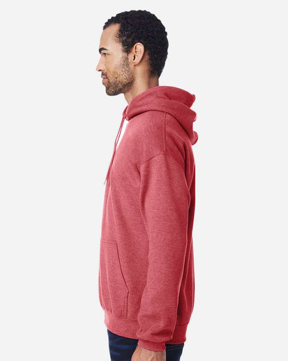 Gildan Unisex Heavy Blend™ Hooded Sweatshirt 18500 #colormdl_Heather Scarlet Red