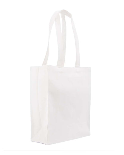 Liberty Bags Susan Midweight Recycled Canvas Tote 8861R #color_White