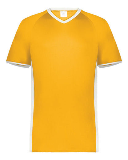 Augusta Sportswear Cutter V-Neck Jersey 6907 #color_Gold/ White