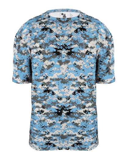 Badger Digital Camo T-Shirt 4180 #color_Columbia Blue Digital