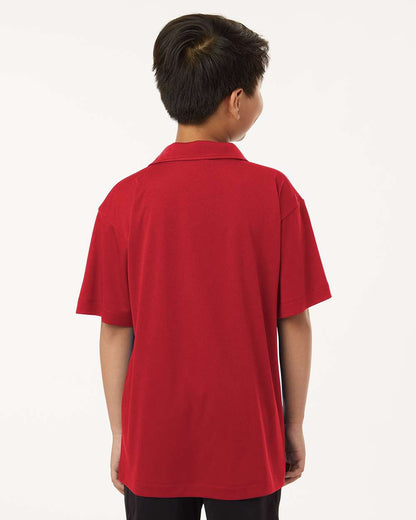AllPro Youth Pro-Lock Performance Polo 41800Y #colormdl_Red