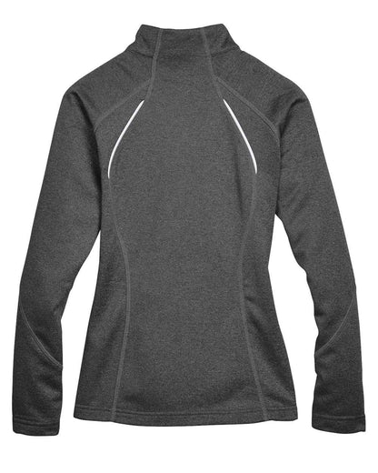 North End Women's Gravity Performance Fleece Jacket 78174 #color_Carbon Heather