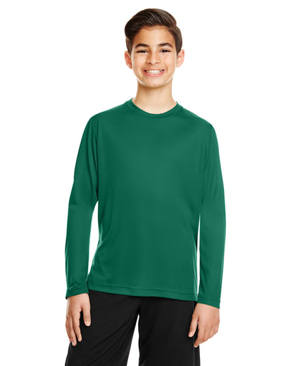 Team 365 Youth Zone Performance Long-Sleeve T-Shirt TT11YL #color_SPORT FOREST
