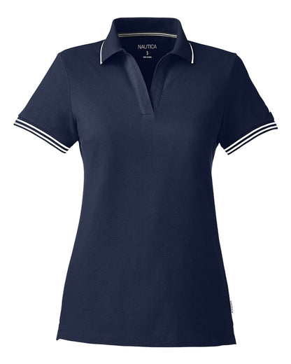 Nautica Women's Deck Polo N17168 #color_Navy