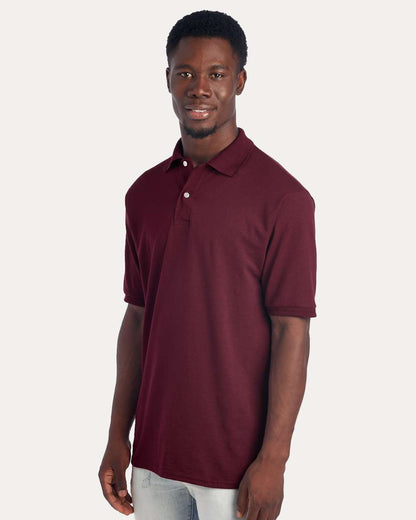 JERZEES Men's Dri-Power® Polo 437R #colormdl_Maroon