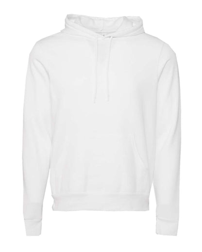 BELLA + CANVAS Sponge Fleece Hoodie 3719 #color_DTG White