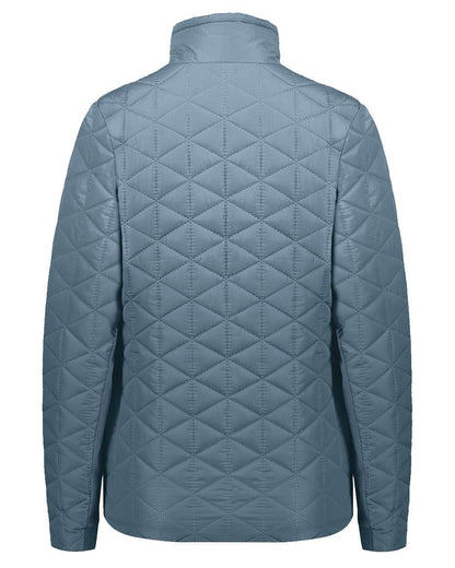 Holloway Women's Repreve® Eco Quilted Jacket 229716 #color_Storm