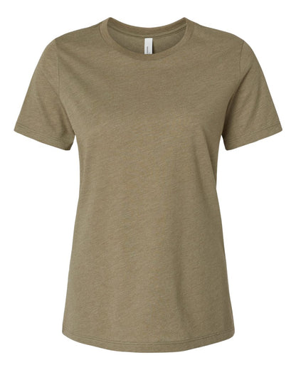 BELLA + CANVAS Women’s Relaxed Fit Heather CVC Tee 6400CVC #color_Heather Olive