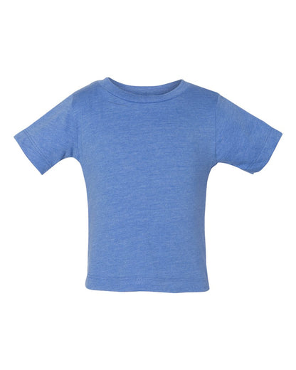 BELLA + CANVAS Infant Jersey Tee 3001B #color_Heather Columbia Blue