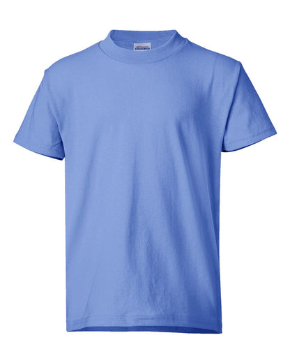 Hanes Youth EcoSmart® T-Shirt 5370 #color_Carolina Blue