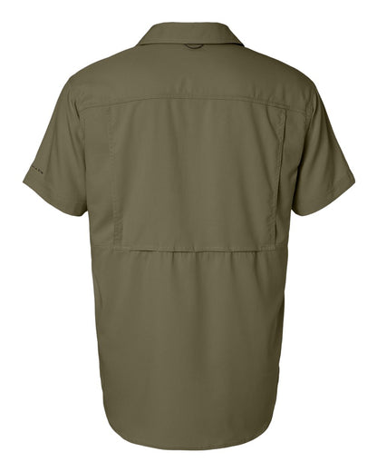 Columbia Men's Silver Ridge™ Utility Lite Short Sleeve Shirt 203072 #color_Stone Green