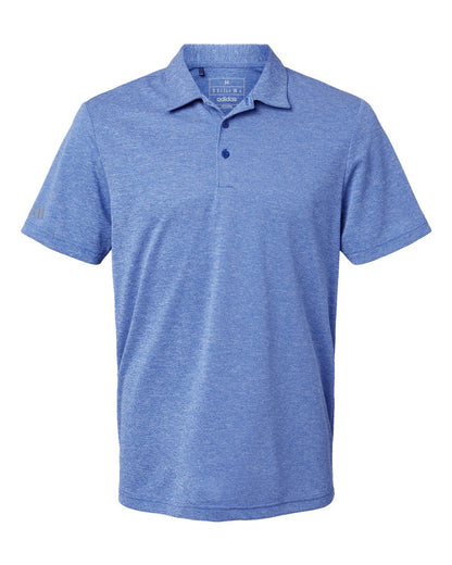 Adidas Men's Soft Heathered Polo A582 #color_Collegiate Royal Melange