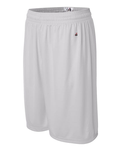 Badger B-Core 9" Shorts 4109 #color_White