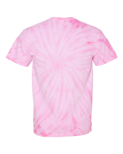 Dyenomite Cyclone Pinwheel Tie-Dyed T-Shirt 200CY #color_Pink