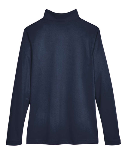 Harriton Women's Advantage Snag Protection Plus Quarter-Zip Pullover M748W #color_Dark Navy