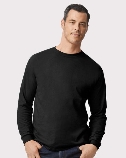 Gildan Unisex DryBlend® 50/50 Long Sleeve T-Shirt 8400 #colormdl_Black