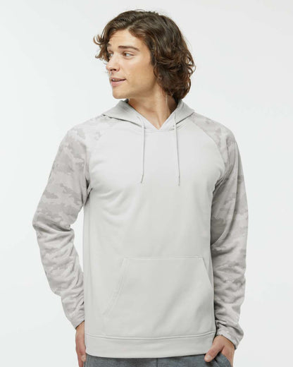 Paragon Unisex Tahoe Camo Fleece Hooded Sweatshirt 306 #colormdl_Aluminum/ Grey