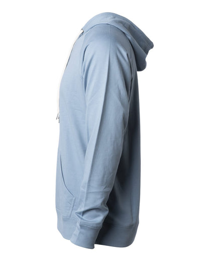 Independent Trading Co. Icon Lightweight Loopback Terry Hooded Sweatshirt SS1000 #color_Misty Blue