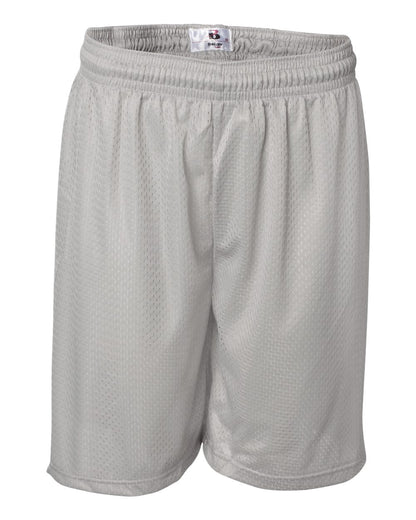 Badger Pro Mesh 7" Shorts 7207 #color_Silver