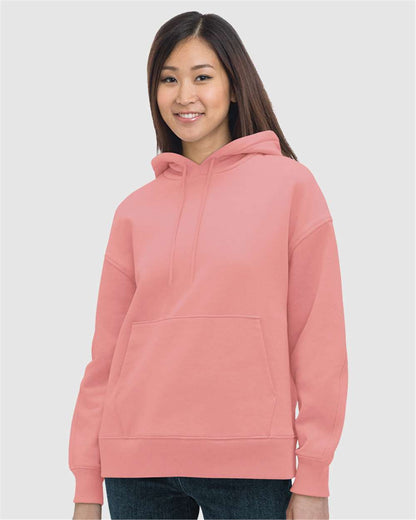 Bayside Women's USA-Made Hooded Sweatshirt 7760 #colormdl_Peach