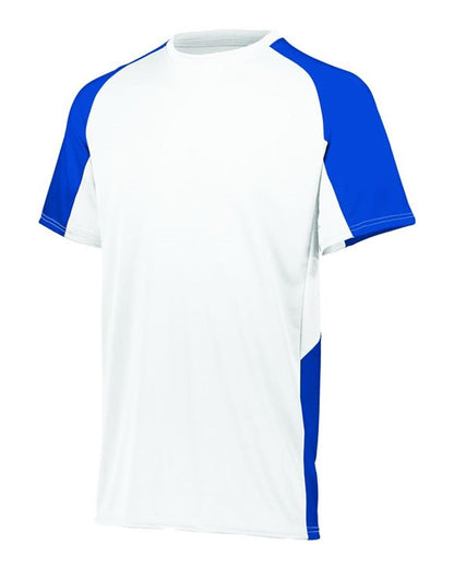 Augusta Sportswear Youth Cutter Jersey 1518 #color_White/ Royal