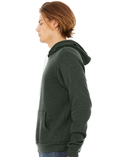 BELLA + CANVAS Unisex Sponge Fleece Hoodie Sweatshirt 3719 #colormdl_Heather Forest