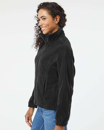 Burnside Women's Polar Fleece Full-Zip Jacket 5062 #colormdl_Black