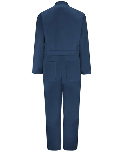 Red Kap Men's Tall Twill Action Back Coverall CT10T #color_Navy