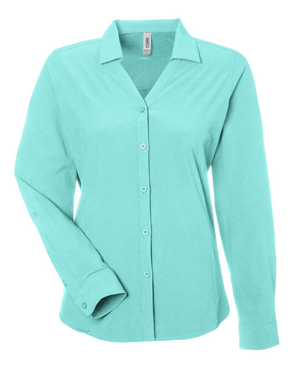 CORE365 Women's Ultra UVP® Marina Shirt CE510LW #color_Sea Glass