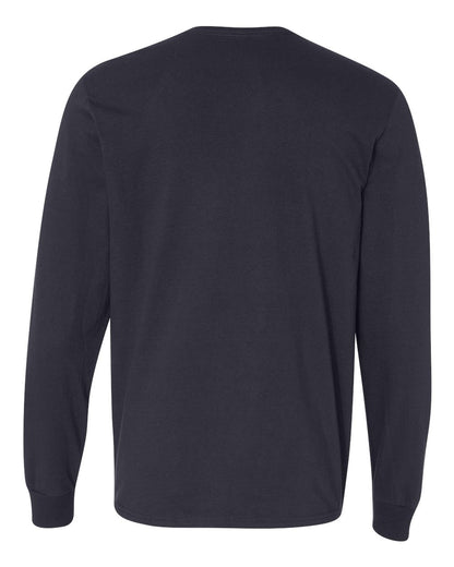 Fruit of the Loom Sofspun® Long Sleeve T-Shirt SFLR #color_J. Navy