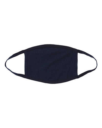 Bayside USA-Made 100% Cotton Face Mask 1900 #color_Navy