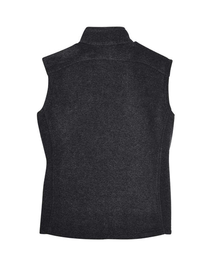 CORE365 Women's Journey Fleece Vest 78191 #color_Heather Charcoal