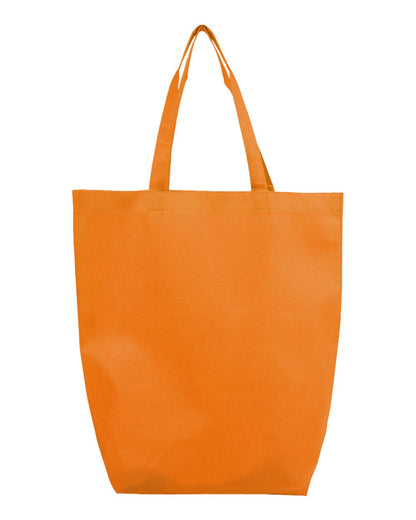 Q-Tees Non-Woven Gusset Bottom Tote Q1251 #color_Orange