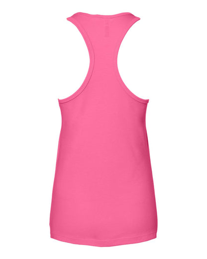 BELLA + CANVAS Women's Jersey Racerback Tank 6008 #color_Charity Pink