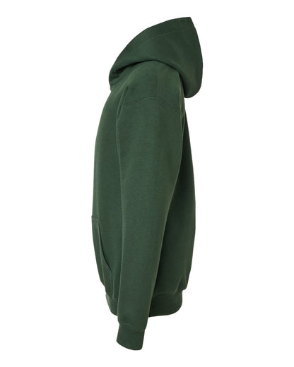 Gildan Softstyle® Youth Midweight Hooded Sweatshirt SF500B #color_Forest Green