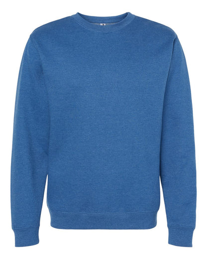 Independent Trading Co. Unisex Midweight Crewneck Sweatshirt SS3000 #color_Royal Heather