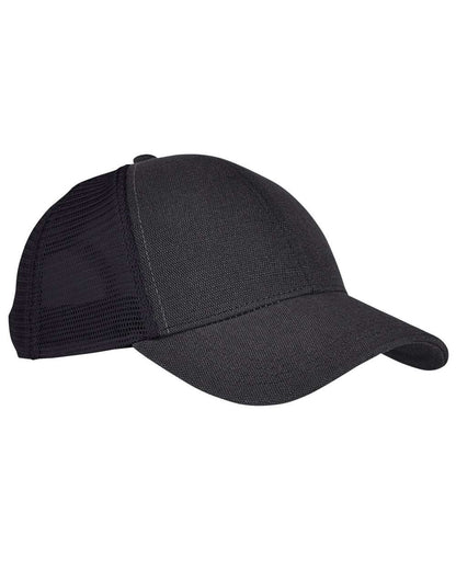 econscious Hemp Blend Trucker Cap EC7093 #color_Black/ Black