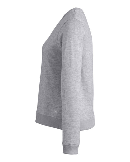 Puma Golf Women's Cloudspun Crewneck Sweatshirt 599267 #color_Light Grey Heather