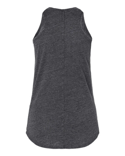 J. America Women’s Zen Jersey Tank Top 8117 #color_Dark Smoke