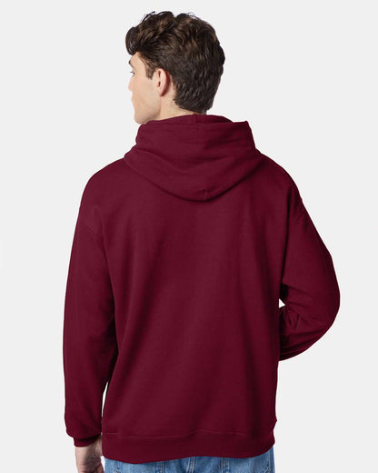 Hanes Unisex EcoSmart® Hooded Sweatshirt P170 #colormdl_Athletic Cardinal