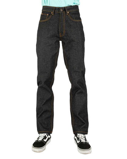 Shaka Wear Men's Raw Denim Straight-Leg Jean Pants SHRDJ #colormdl_Raw Indigo_44