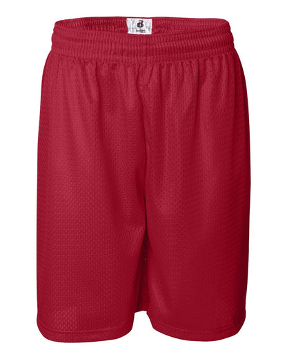 Badger Pro Mesh 9" Shorts 7209 #color_Red