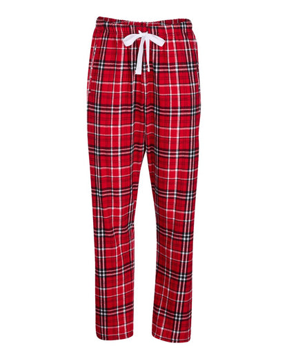 Boxercraft Women's Haley Flannel Pants BW6620 #color_Red/ White
