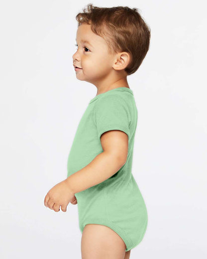 Rabbit Skins Infant Fine Jersey Bodysuit 4424 #colormdl_Sage